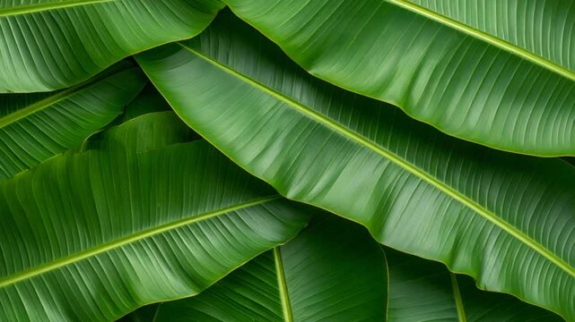 Banana leaves pattern background