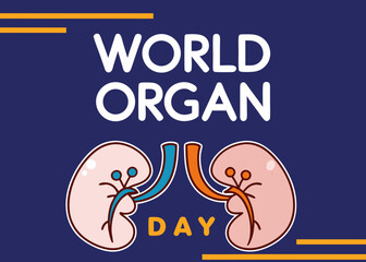 editable social media template for celebrating World Organ Donation Day