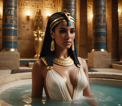 Cleopatra im Bad 2