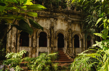 Stunning Ancient temple at the Monk's trail in Chiang Mai, Thailand 