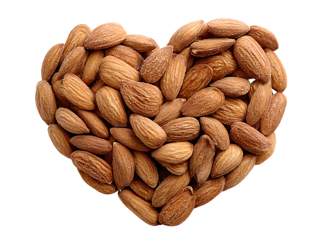 Almond heart shape