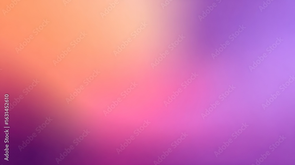 Poster an abstract image featuring a smooth gradient blend of warm peachy-orange hues transitioning into co