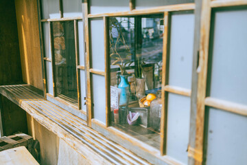 old window with a window