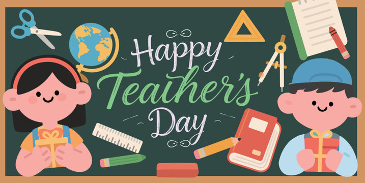 Happy Teachers' Day Celebration Template