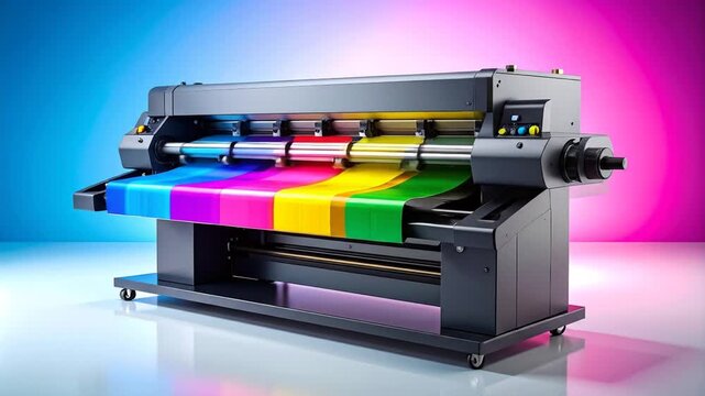 Large-format printing machine