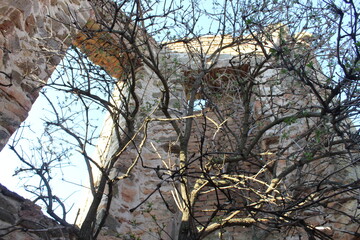 Old dilapidated water tower