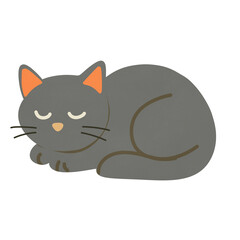 vector illustration of a cat