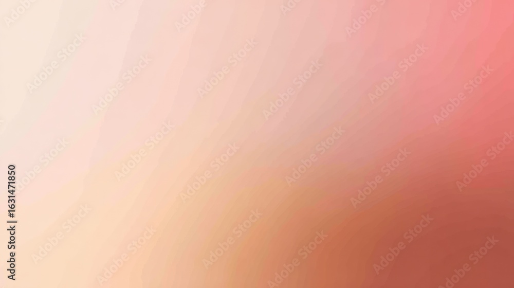 Poster abstract background featuring a gradient of soft, pastel colors transitioning from light peach to de