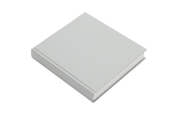 Blank book isolated on transparent background