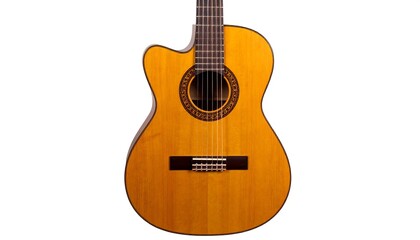 Obraz premium Classical guitar, front view