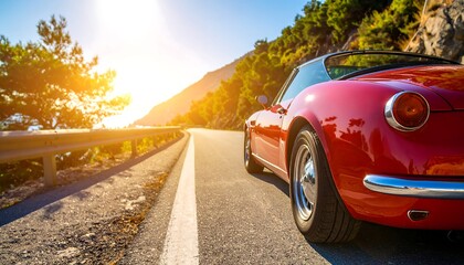 Fototapeta premium car on the road