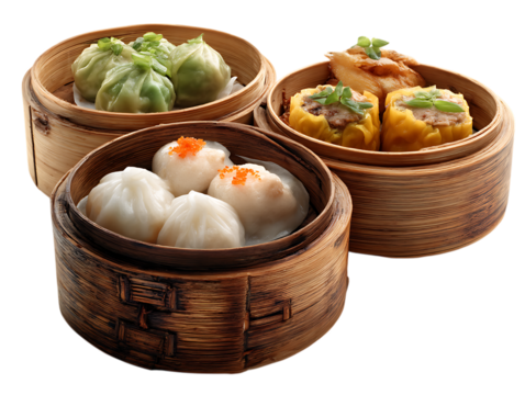Chinese dim sum food