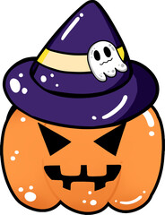 할로윈 호박 일러스트 요소