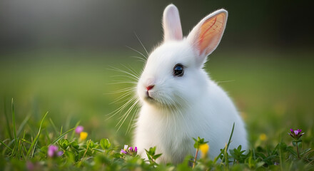 Fototapeta premium rabbit in the grass