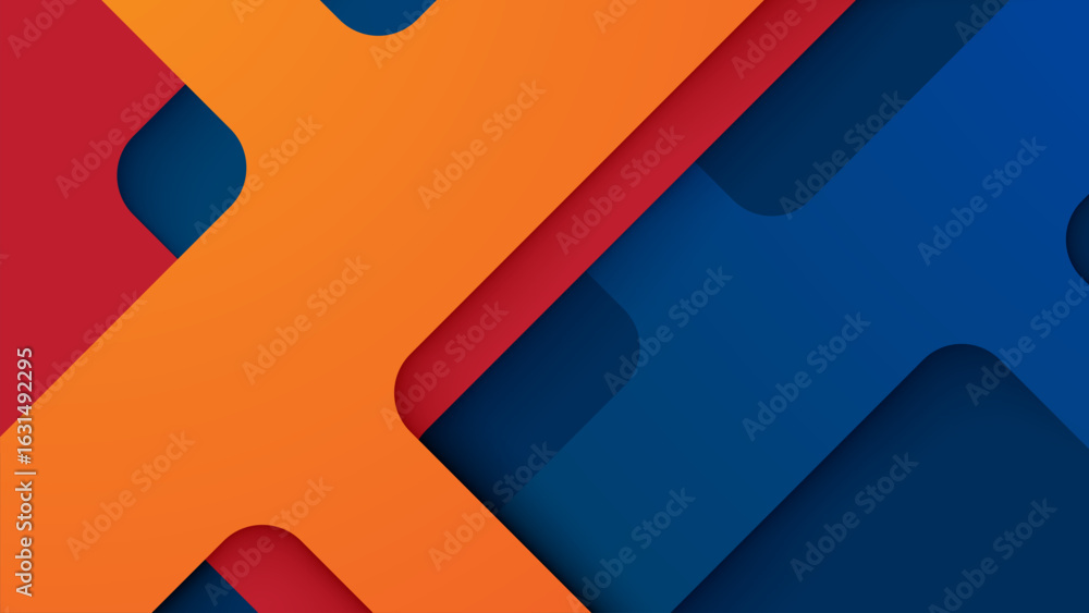 Poster colorful abstract vector background with vibrant lines and modern design elements