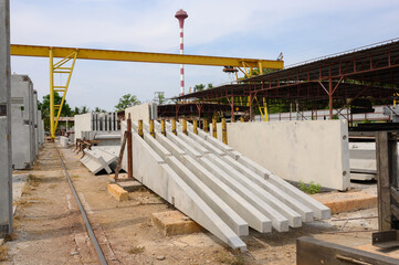 Cement casting blocks, ready for delivery