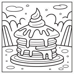 Little Candy Houses Coloring Pages