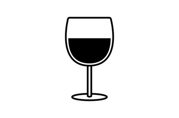 ワイングラスのアイコン