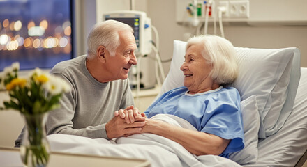 Fototapeta premium senior health and care