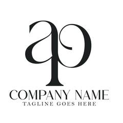 Creative letter AP or PA vector logo design templates for a luxury, fashion, jewelry, and boutique