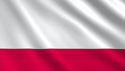 Obraz premium Waving Flag of Poland