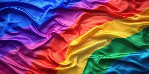 Colorful pride flags wave together, representing diversity, inclusion, and acceptance during a celebration of rights