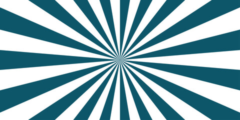 Fototapeta premium Abstract bold optical illusion background with swirling blue and white wavy stripes radiating from the center and hypnotic spiral.Dynamic spiral effect reminiscent of retro candy swirls or vintage.