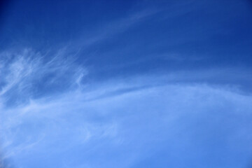 Obraz premium The sky is naturally clear with clouds.