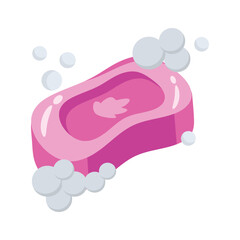 Easy to use 3d icon of cleaning soap bar