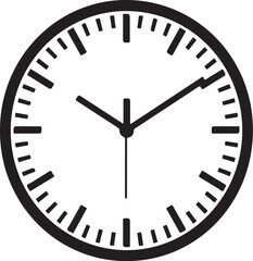Clock  vector illustration	