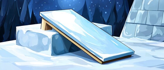 Winter Wonderland Jump Ramp