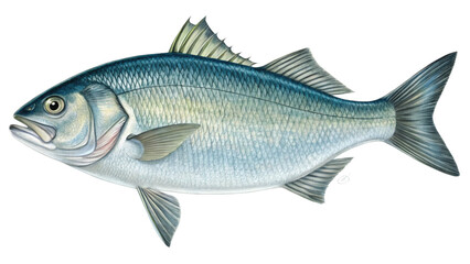 Fototapeta premium fish on a white background