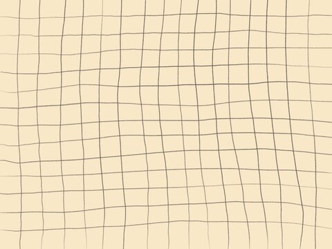 abstract yellow square background with black lines, seamless textured wallpaper, messy grid vector pattern, digital art graphic illustration