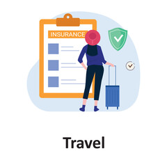 Travel  Vector Illustration which can easily edit or modify