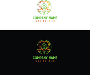 Abstract Wellness Logo