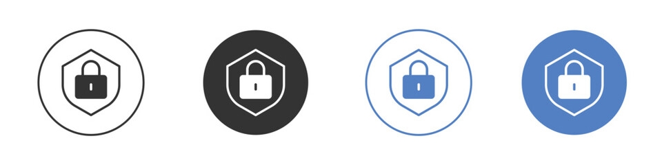 Security lock icon symbol. Quality design element.