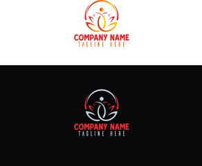 Abstract Wellness Logo