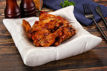 Hot and spicy Buffalo chicken wings