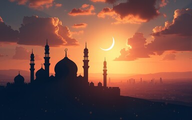 Happy Mawlid al-Nabi Muhammad SAW or Maulid nabi. Suitable for greeting card and banner. High quality