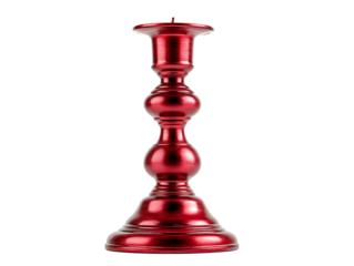 Red candle candlestick