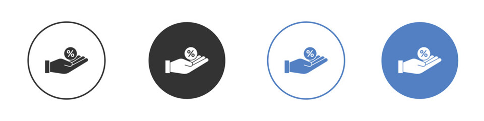 Interest icon symbol. Quality design element.