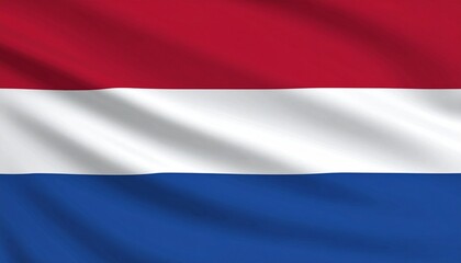 Fototapeta premium Waving Flag of the Netherlands