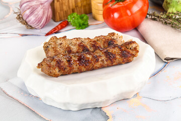Beef kebab minced meat shashlik