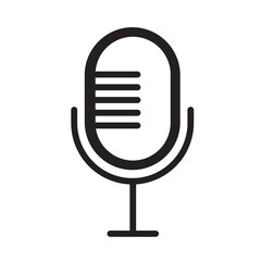 microphone icon vector illustration