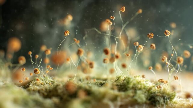 4K Eerie Time-Lapse of Bread Mold and Fungus Growth