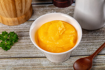 Golden Ghee melted homemade butter