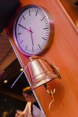 hand holding a clock