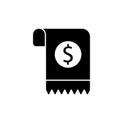 Icon a dollar, isolated against a clean background.