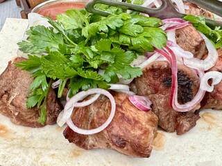 fresh raw meat