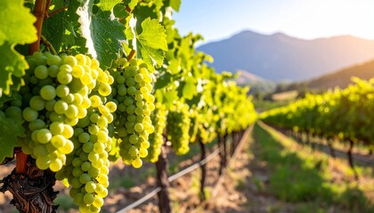 green grapes bunches 